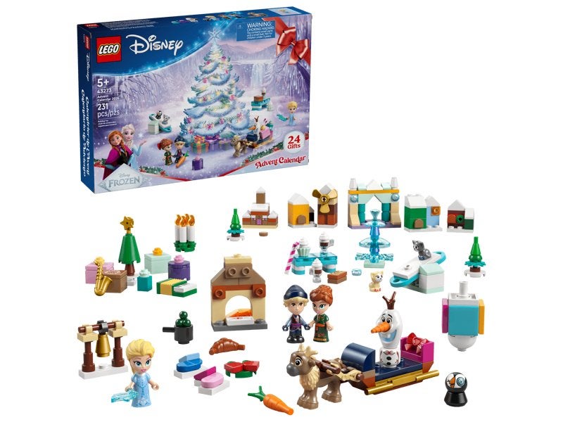 43273 LEGO Disney: Frozen Adventskalender 2025 -Nieuw!!, Lego, Nieuw, Ophalen of Verzenden, Disney