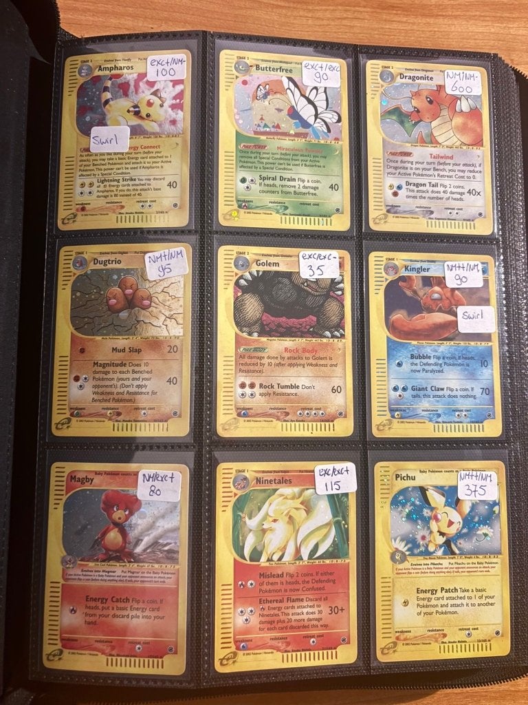Pokemon Expedition Base Set kaarten, Ophalen of Verzenden, Zo goed als nieuw, Meerdere kaarten