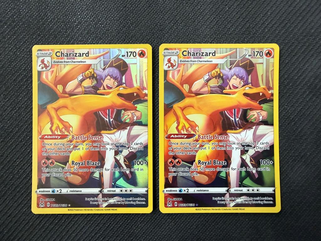 Charizard TG03/TG30 Lost Origin Pokemon, Ophalen of Verzenden, Nieuw, Losse kaart