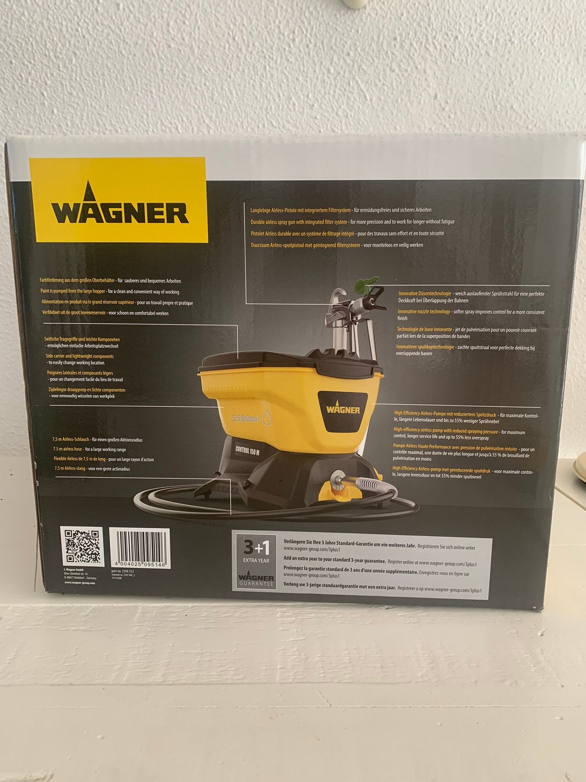 WAGNER Universele Airless Sprayer, Ophalen of Verzenden, Nieuw, Verfspuit of Verfpomp