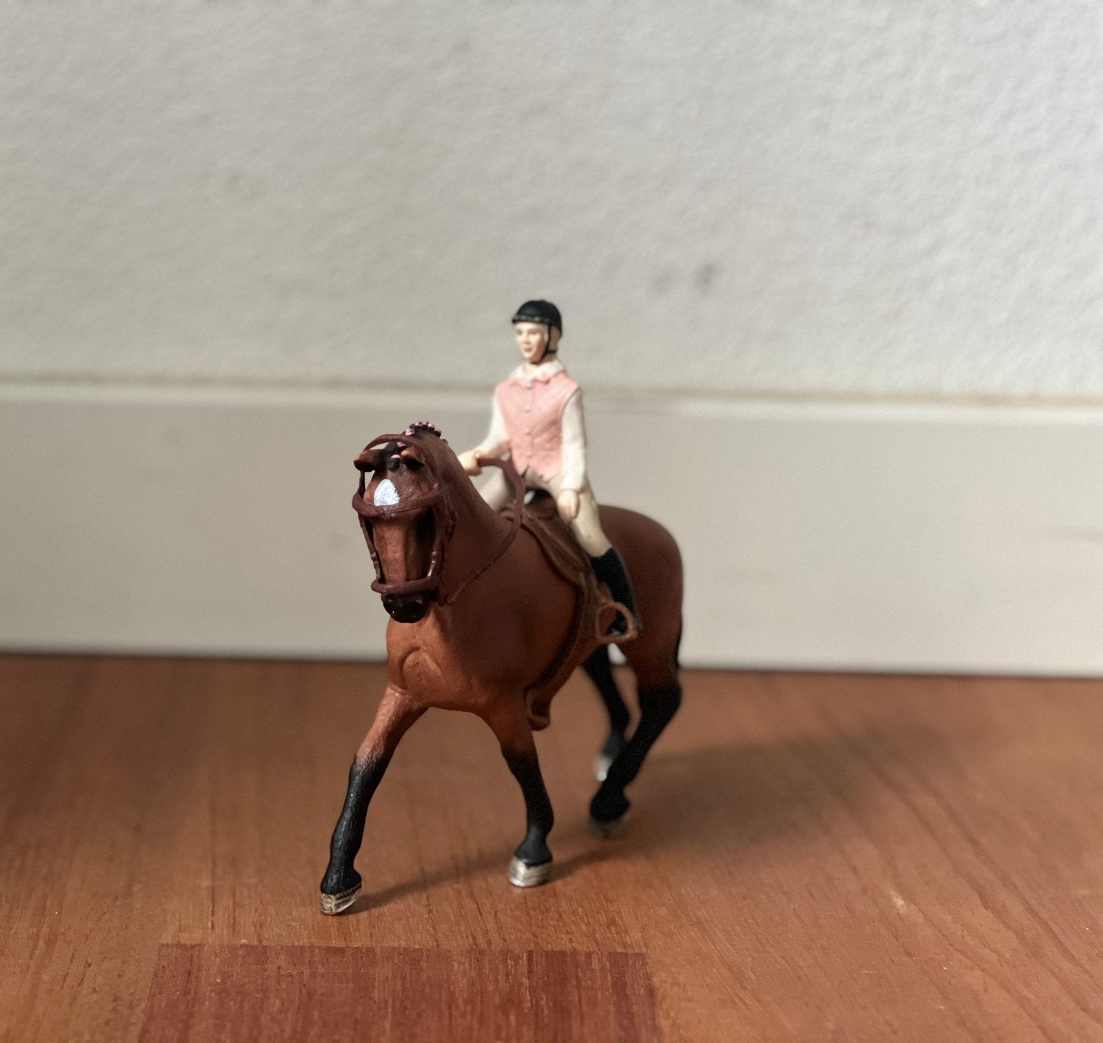 Sleigh Dressuur Paardenset - Paardenras: (Bruine) KWPN, Ophalen, Gebruikt, Paard, Beeldje of Figuurtje