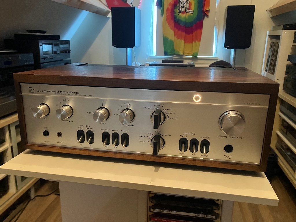Luxman SQ-507X vintage top versterker full service garantie, Overige merken, Luxman.jp, Ophalen of Verzenden, Luxman straat