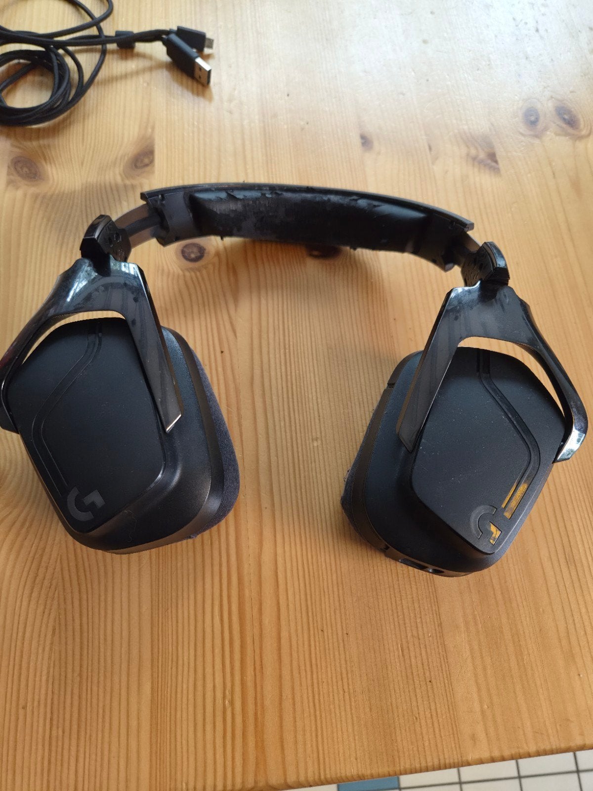 Logitech G935 Draadloze Gaming Headset - Zwart, Verzenden, Logitech, Draadloos, Zwart
