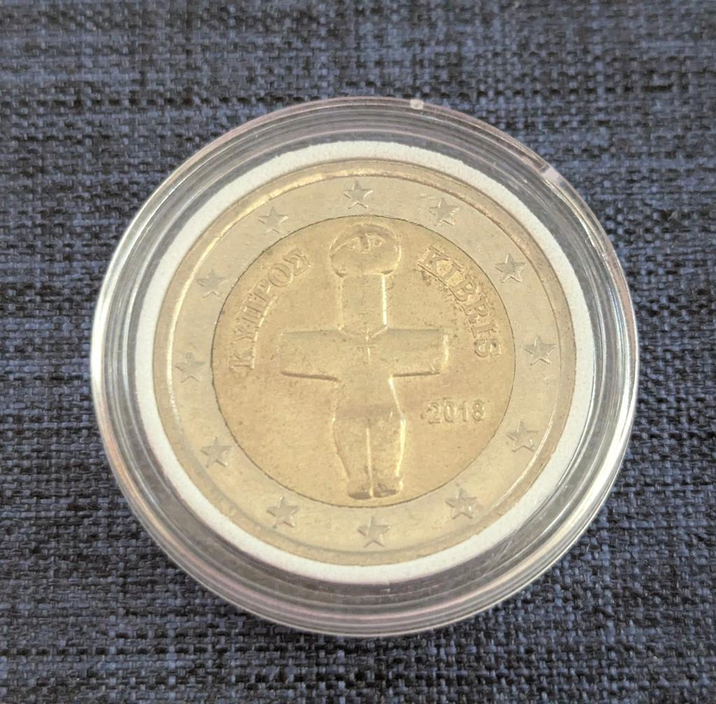 2 euro Cyprus 2018 – Pomos-idool, Verzenden, Cyprus, 2 euro