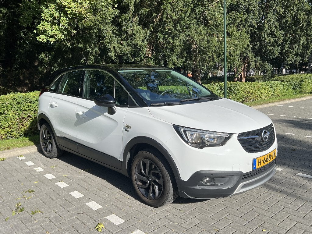Opel Crossland X 1.2 Turbo 110pk Start/stop 2019 Wit, Auto's, Voorwielaandrijving, 1199 cc, Wit, Handgeschakeld