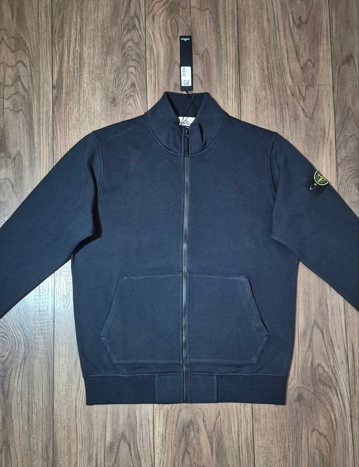 Stone Island fullzip sweater, Kleding | Heren, Ophalen of Verzenden, Nieuw, Overige maten, Zwart
