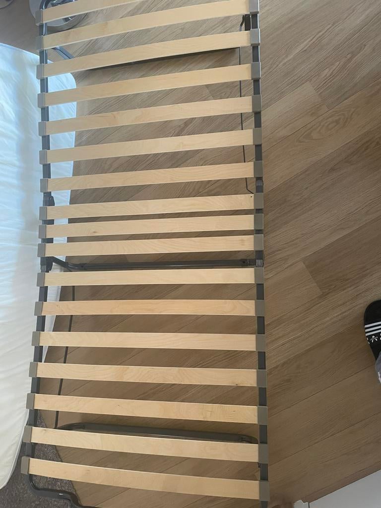 Stretcher met lattenbodem, Ophalen of Verzenden, Zo goed als nieuw, Eenpersoons, 90 cm