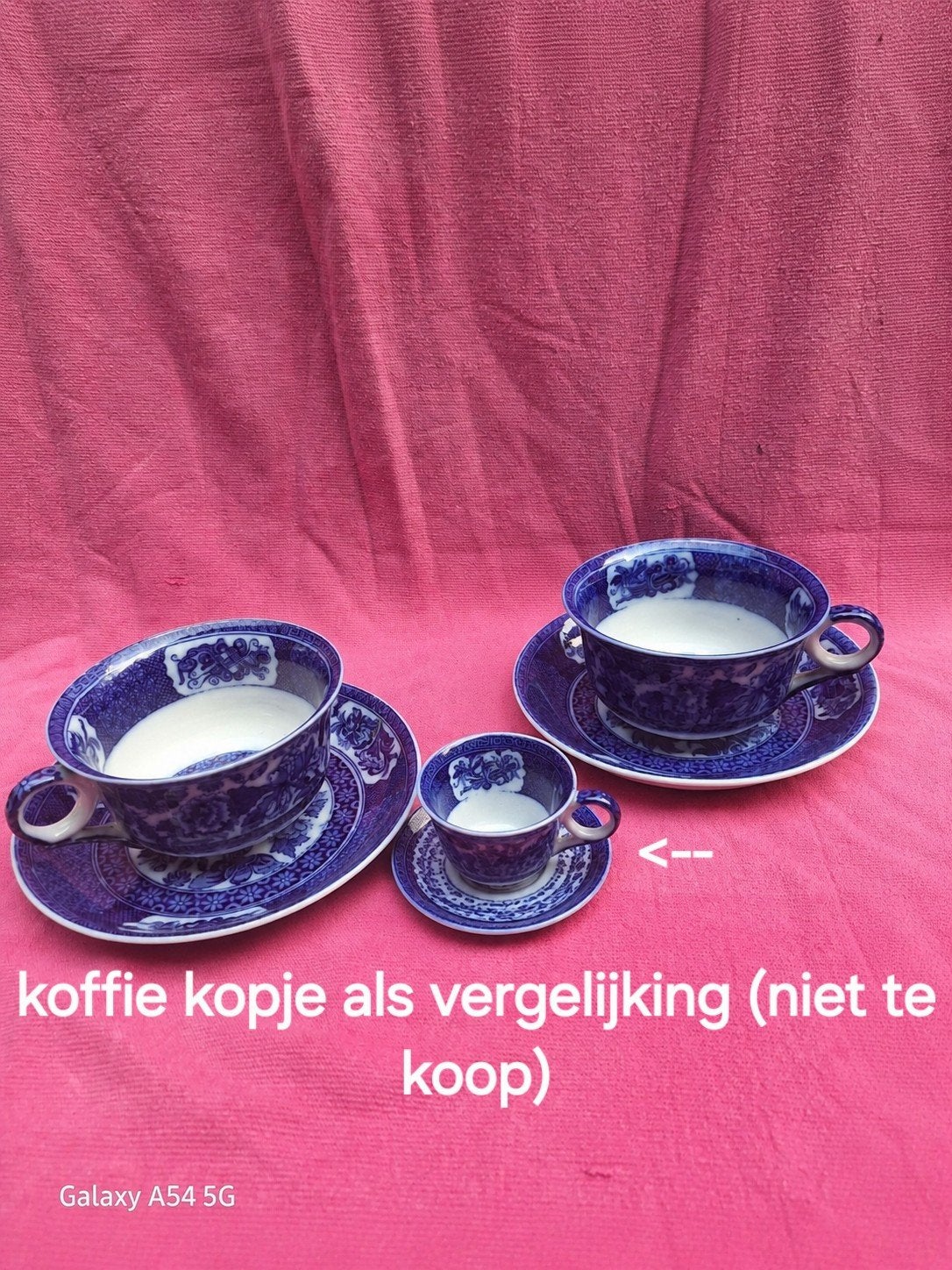 Antieke Terra Nova soepkommen met schotel, p/s €30, 2/s € 55, Ophalen of Verzenden