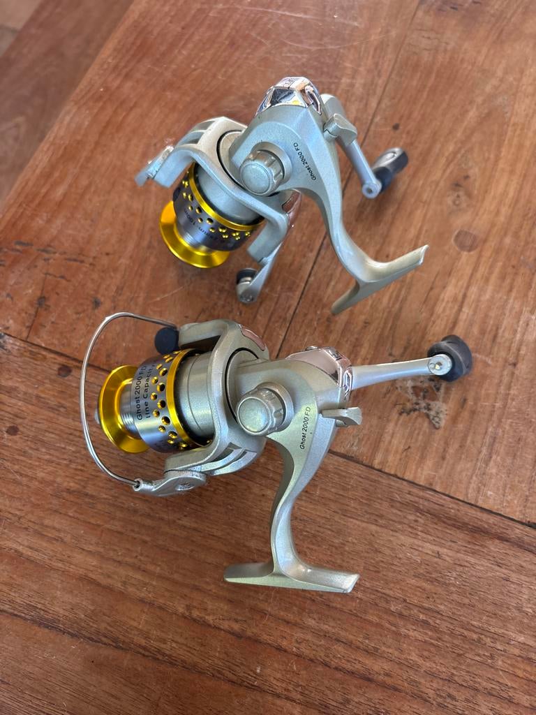 2x Ghost 2000 FD Molens - Zo goed als nieuw, Watersport en Boten, Hengelsport | Zeevissen, Ophalen of Verzenden, Nieuw