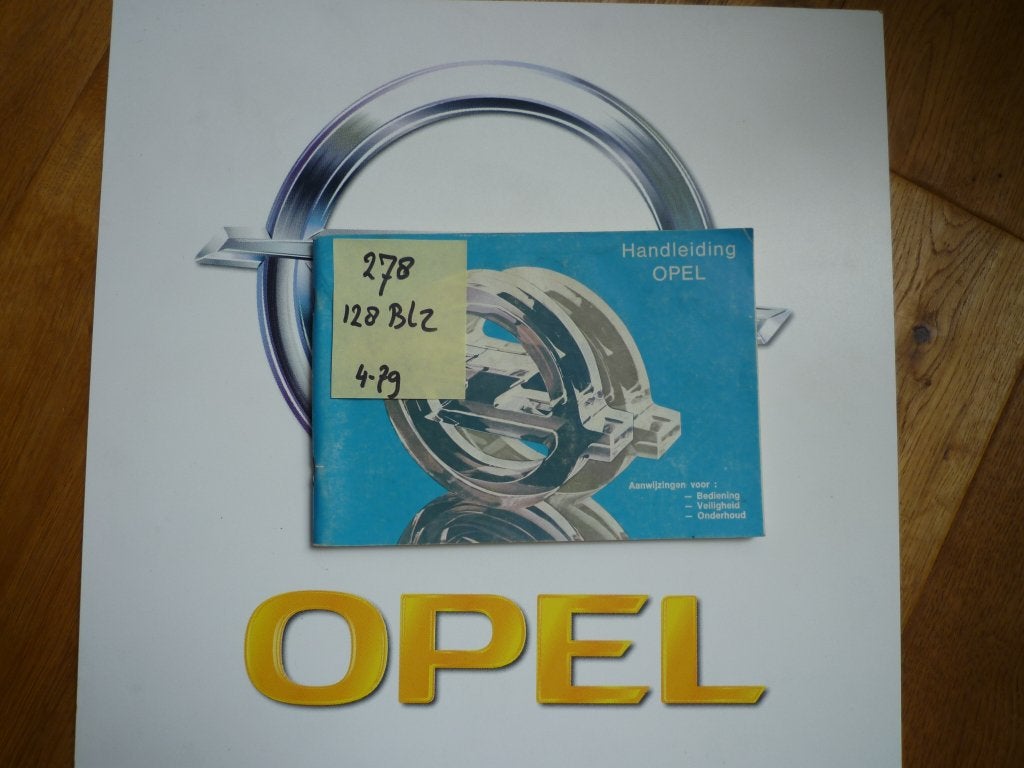 Opel Kadett-C; Ascona-B; Manta-B; Rekord-E Handleiding nr278, Ophalen of Verzenden