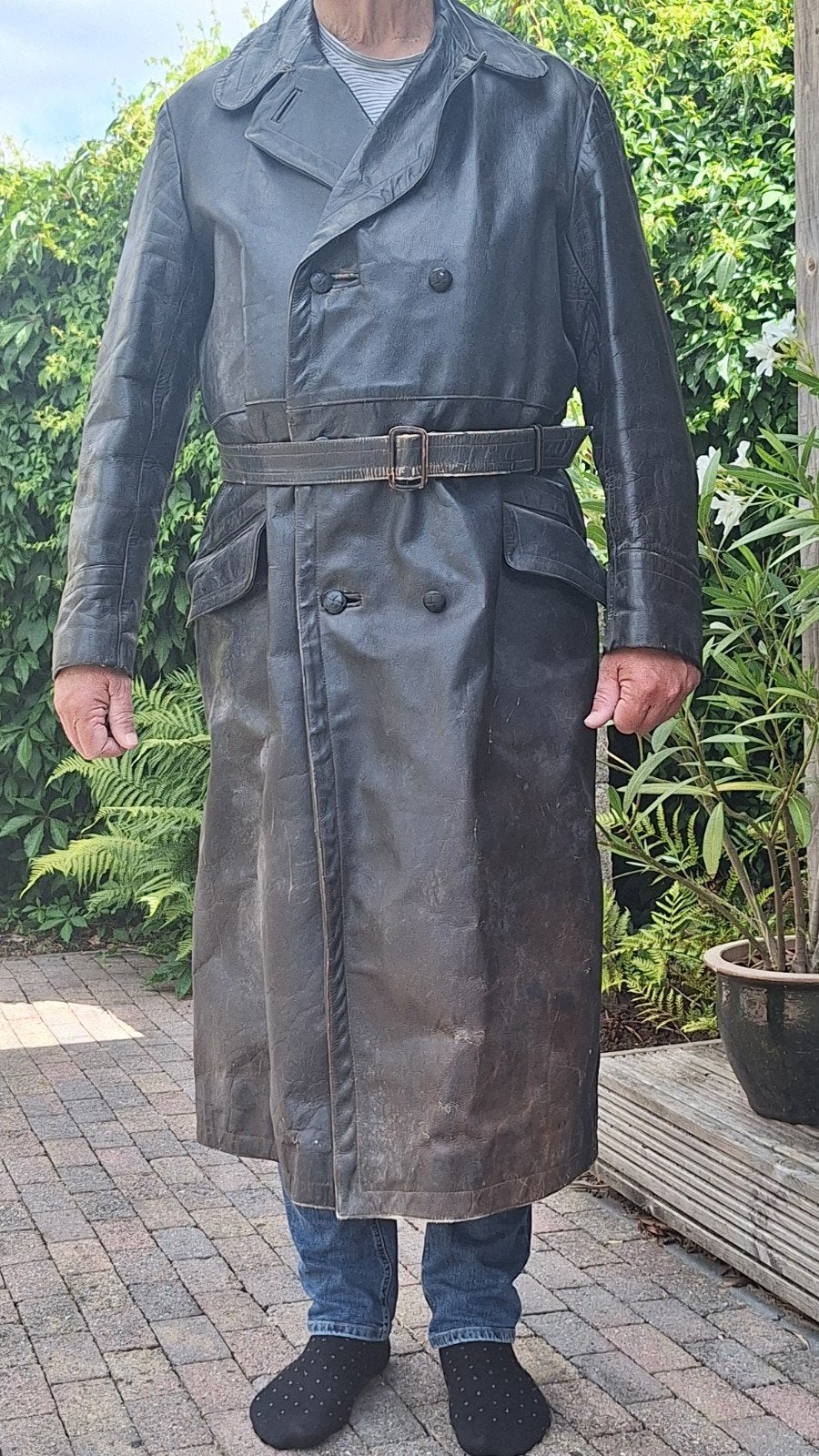 Vintage leren jassen XL, Ophalen of Verzenden, Gedragen, Maat 56/58 (XL), Bruin