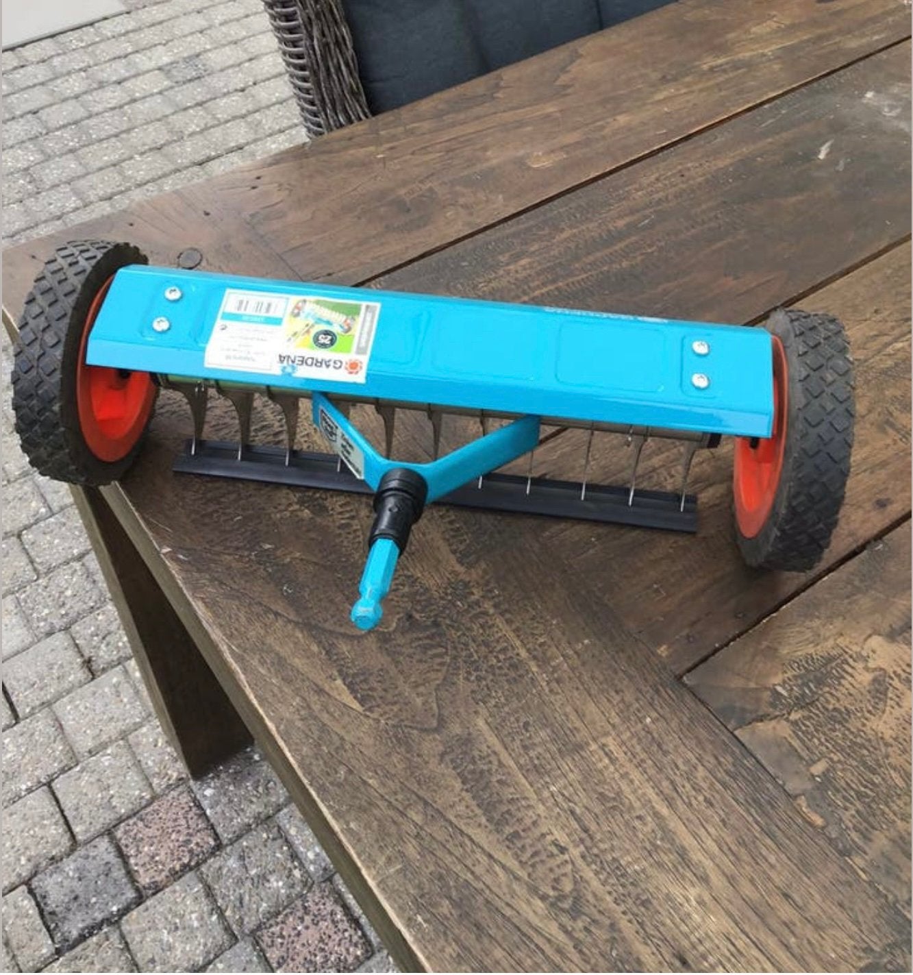 Te koop zgan gardena verticuteerder zonder steel, Tuin en Terras, Ophalen of Verzenden, Zo goed als nieuw, Elektrisch