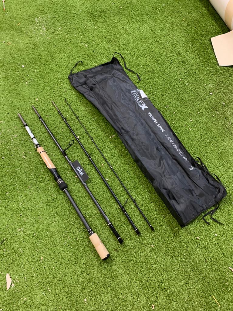 Nieuwe Dam Cult-X reishengel, 2.45m en 20-80 gr, Ophalen of Verzenden, Nieuw, Werphengel