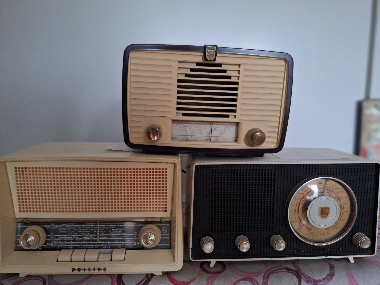 3 oude radio,s, Antiek en Kunst, Ophalen of Verzenden