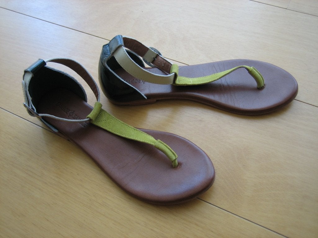 Nieuw! Aparte leren sandaaltjes SAMSOE & SAMSOE 40 snazzeys, Verzenden, Nieuw, Sandalen of Muiltjes, Samsoe & Samsoe