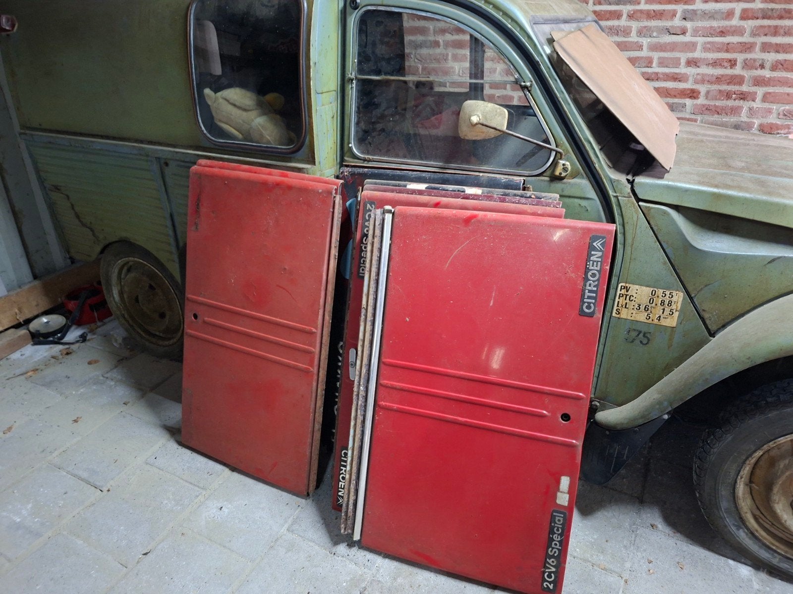 plaatwerk citroen 2cv en dyane, Ophalen, Gebruikt, Citroën, Voor