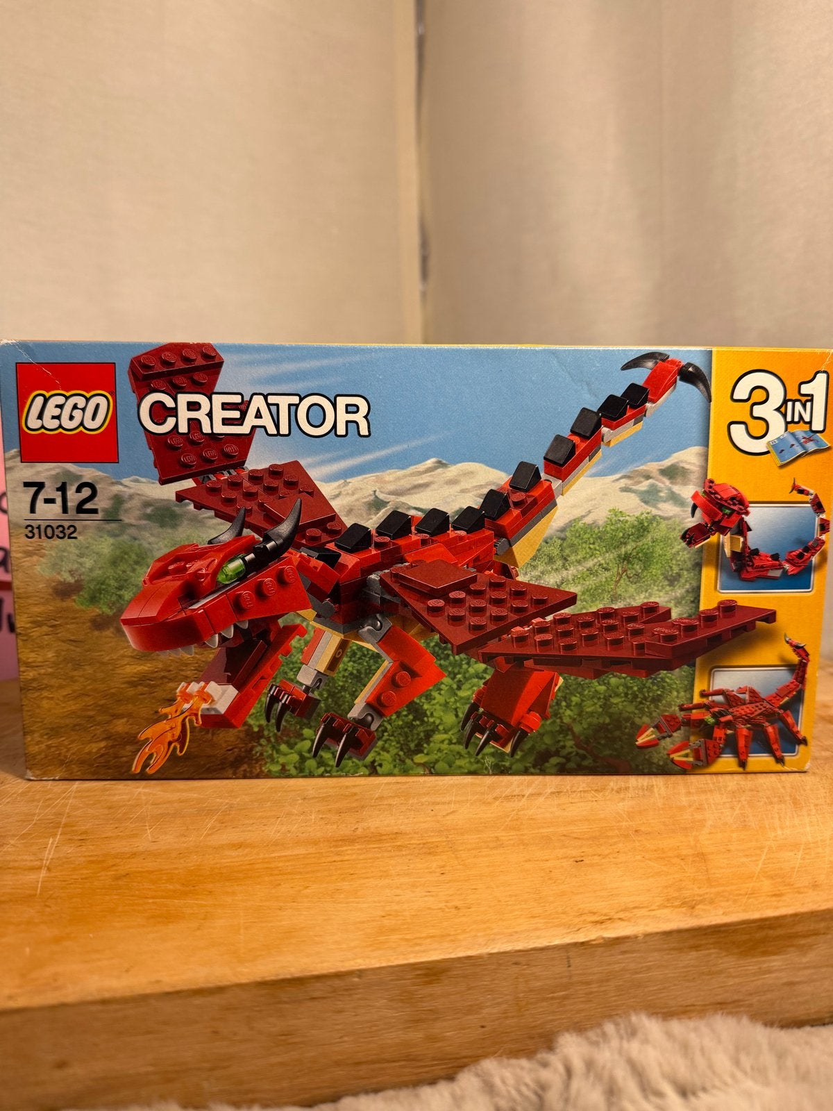 LEGO Creator 31032 Rode Draak 3-in-1 set, Ophalen of Verzenden, Gebruikt, Overige merken