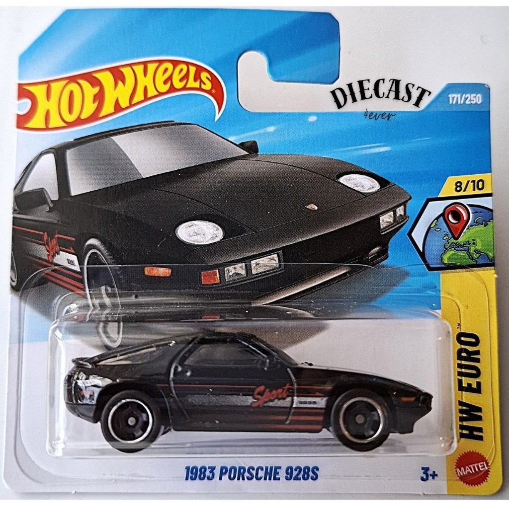 Hot Wheels 1983 Porsche 928S Black, Ophalen, Nieuw, Auto