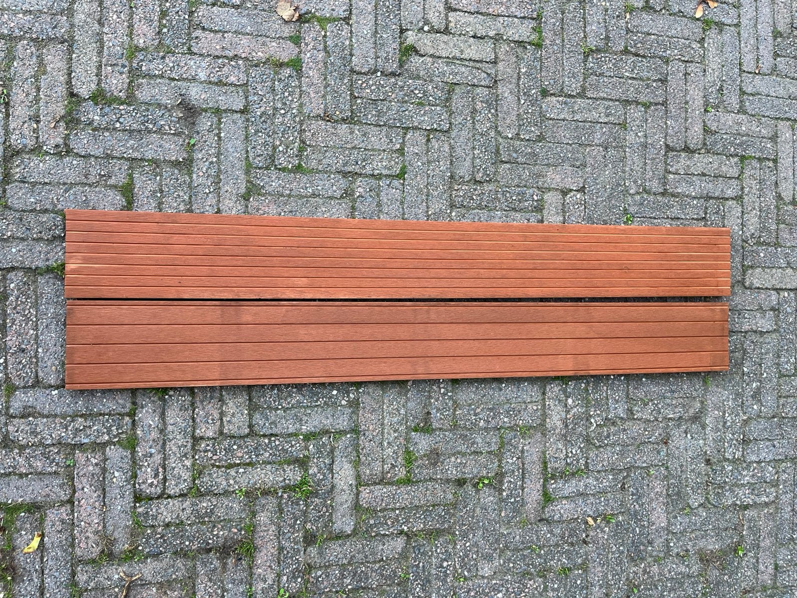 Nieuwe bruine kunststof vlonderplanken 1,33 m 48 st 9,6 m², Ophalen, Nieuw, Composiet