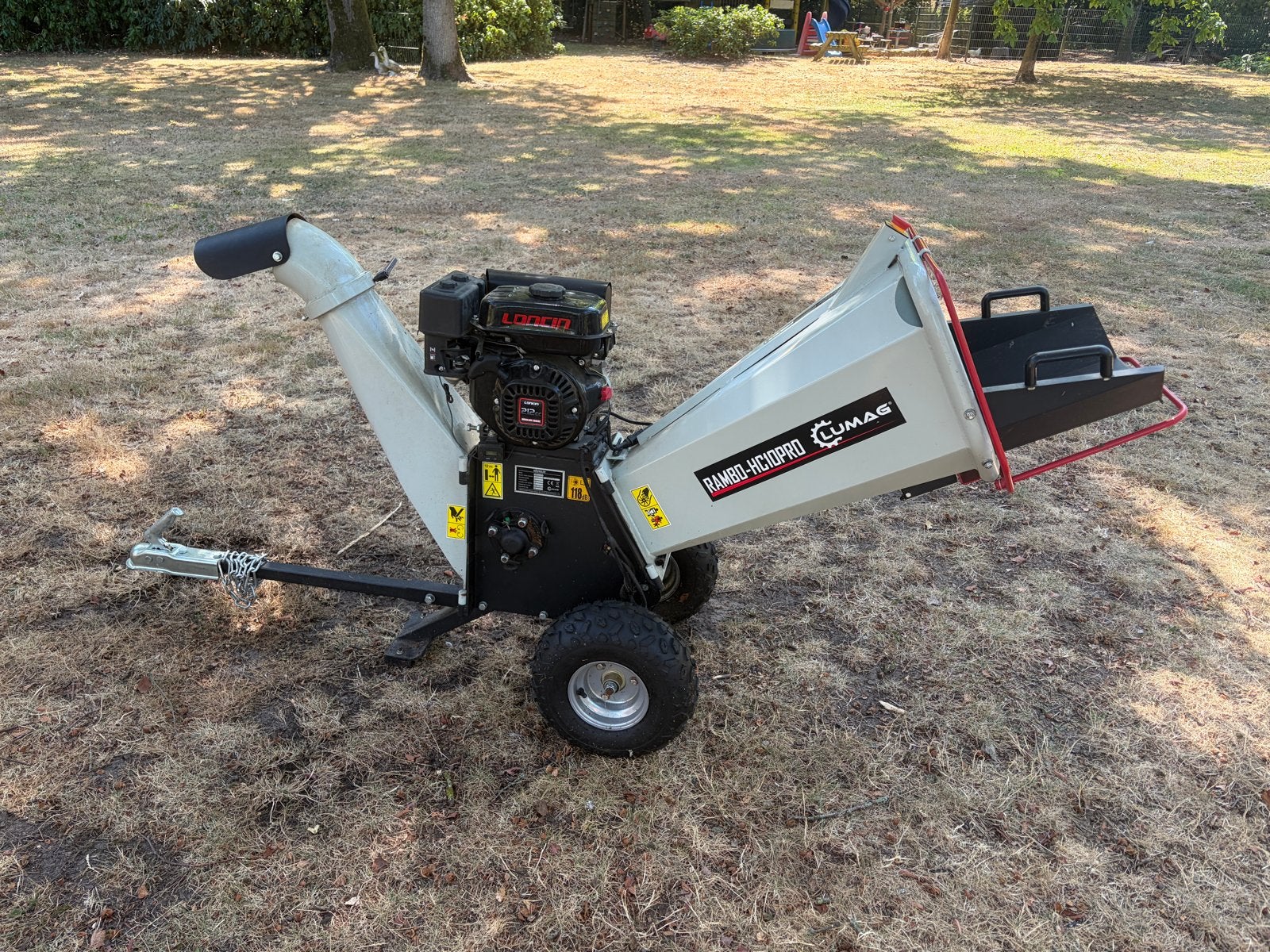 Lumag Rambo-HC10PRO Benzine Hakselaar - Zo goed als nieuw, Tuin en Terras, Hakselaars, Ophalen, Zo goed als nieuw, Benzine