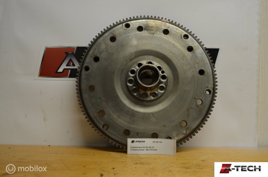Starterkrans Audi A4 B9 A6 C7 S6 11-'18 06e105323t, Audi, Gebruikt, Audi, Ophalen of Verzenden
