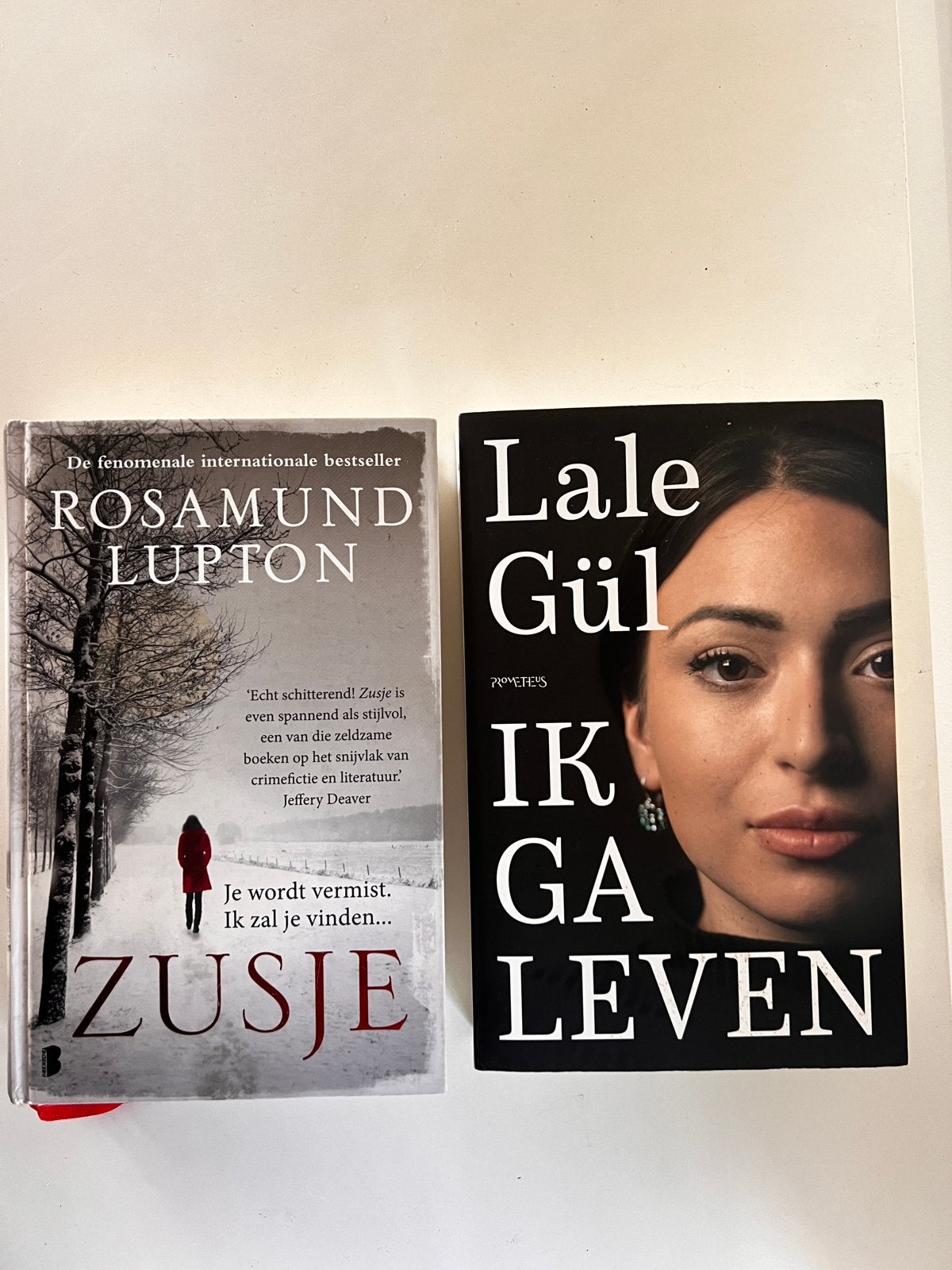 Boeken: Zusje (Rosamund Lupton) en Ik ga leven (Lale Gül), Ophalen of Verzenden, Gelezen, Nederland