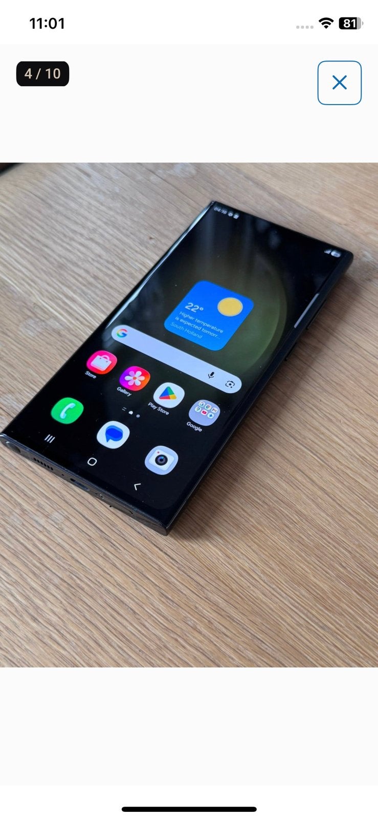 Nieuwe Staat Samsung S23 ultra 256 GB Complete met doos, Overige kleuren, Ophalen of Verzenden, Zo goed als nieuw, Galaxy S23