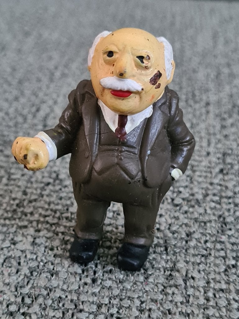 The muppet show muppets Waldorf schleich poppetje vintage, Verzamelen, Gebruikt, Schleich, Ophalen of Verzenden, Nvt