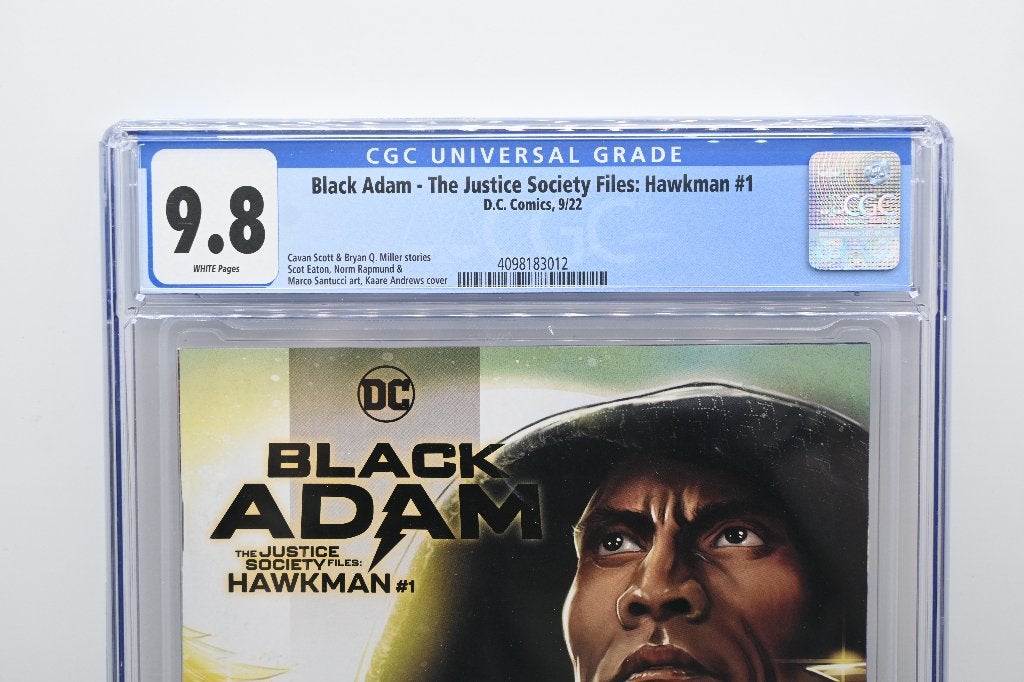 Black Adam - The Justice Society Files: Hawkman #1 CGC 9.8, Boeken, Amerika, Cavan Scott & Bryan Q. Miller, Ophalen of Verzenden