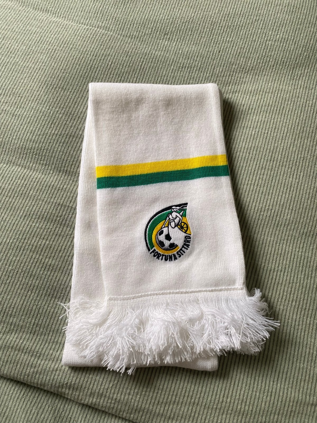 Fortuna Sittard sjaal, Ophalen of Verzenden, Zo goed als nieuw, Maat 38/40 (M), Sjaal