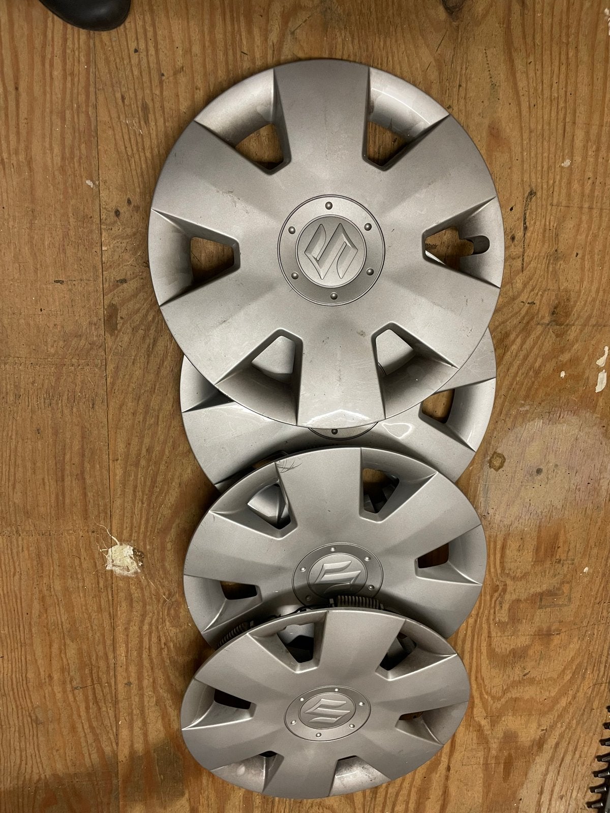 Wieldoppen 15 inch voor Suzuki Swift, Ophalen, Gebruikt