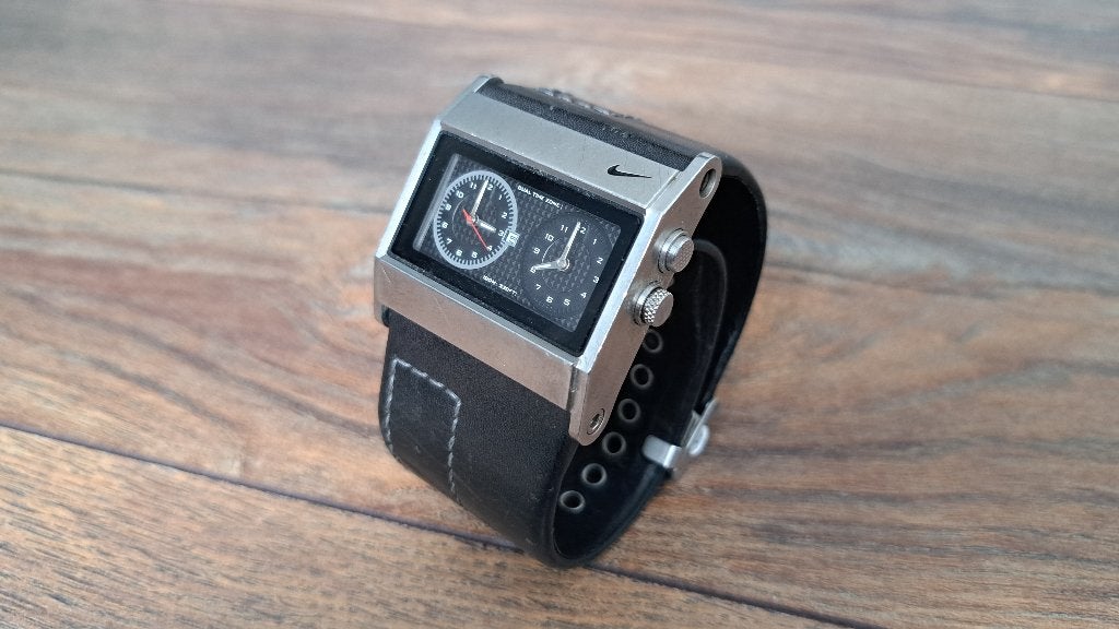 Nike Dual Time Watch WA0054, Sieraden, Tassen en Uiterlijk, Horloges | Heren, Overige merken, Staal, Polshorloge, Ophalen of Verzenden
