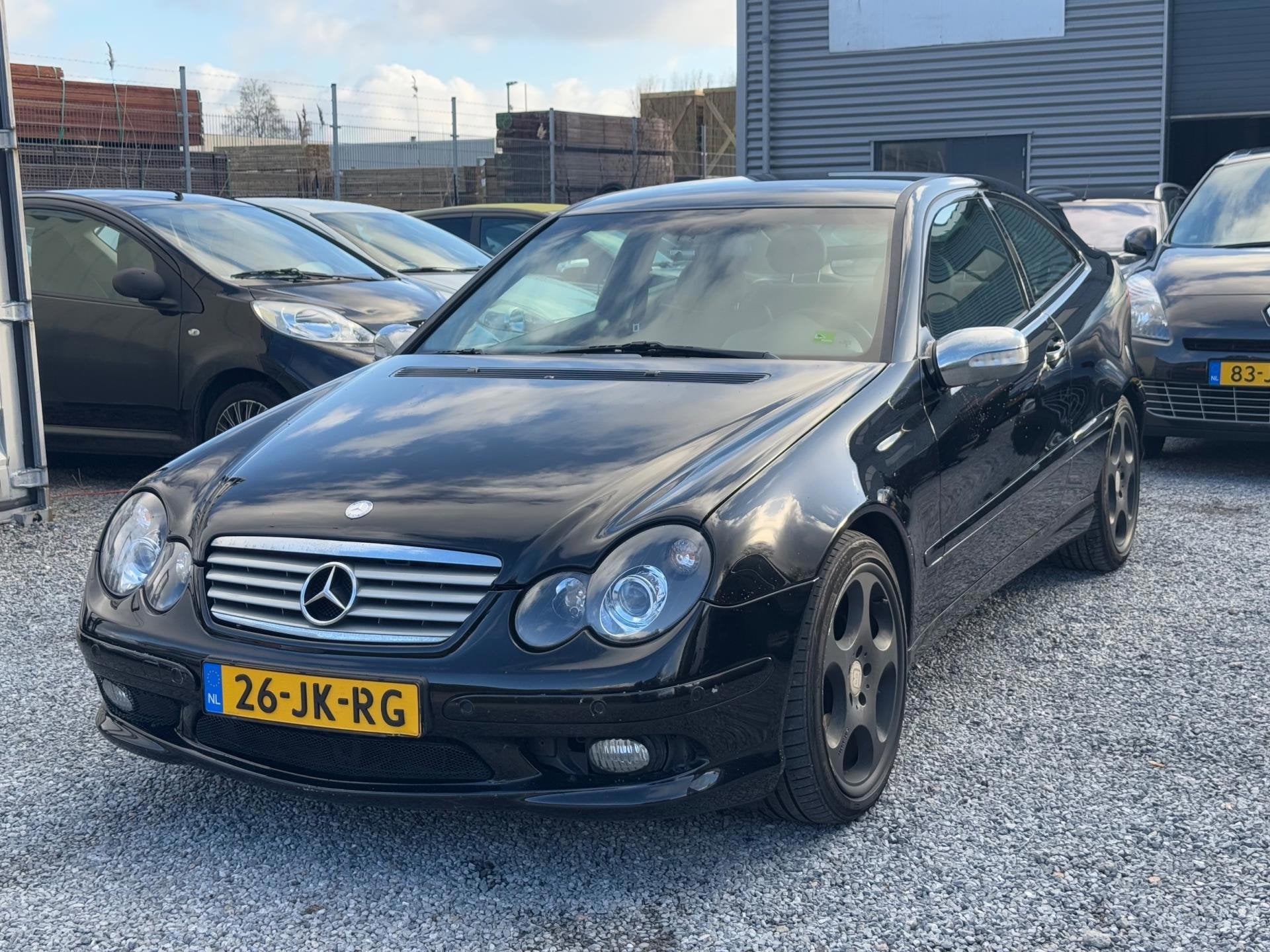 Mercedes-Benz C-klasse Sportcoupé 230 K. Leer Clima Nap, Auto's, Automaat, Gebruikt, 4 cilinders, 4 stoelen