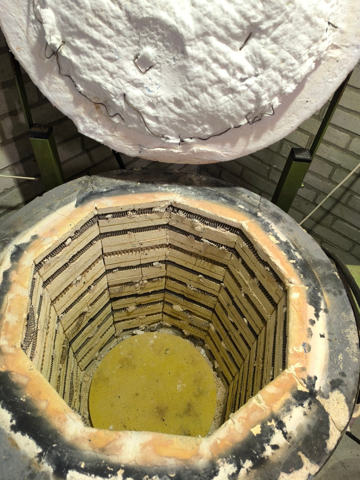 keramiek oven, Ophalen
