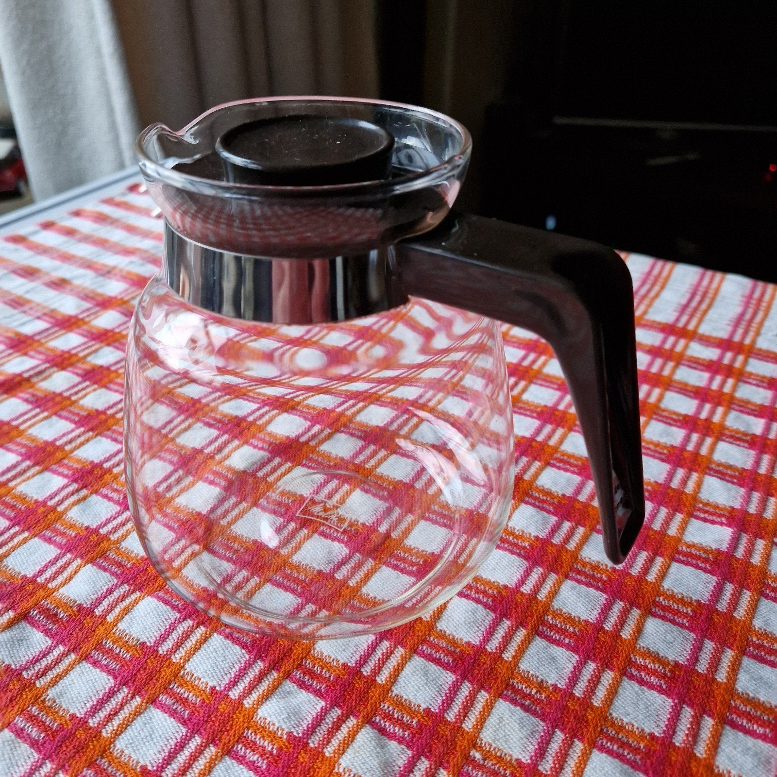 Glazen theepot 1,5 ltr Melitta, Ophalen of Verzenden, Glas, Overige stijlen, Overige typen