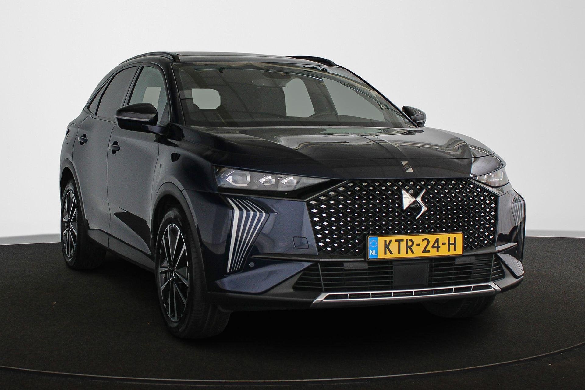 DS 7 E-Tense 300 4x4 Etoile Pano Leder FOCAL Stoelverwarming, Auto's, Automaat, 14 kWh, Gebruikt, Blauw