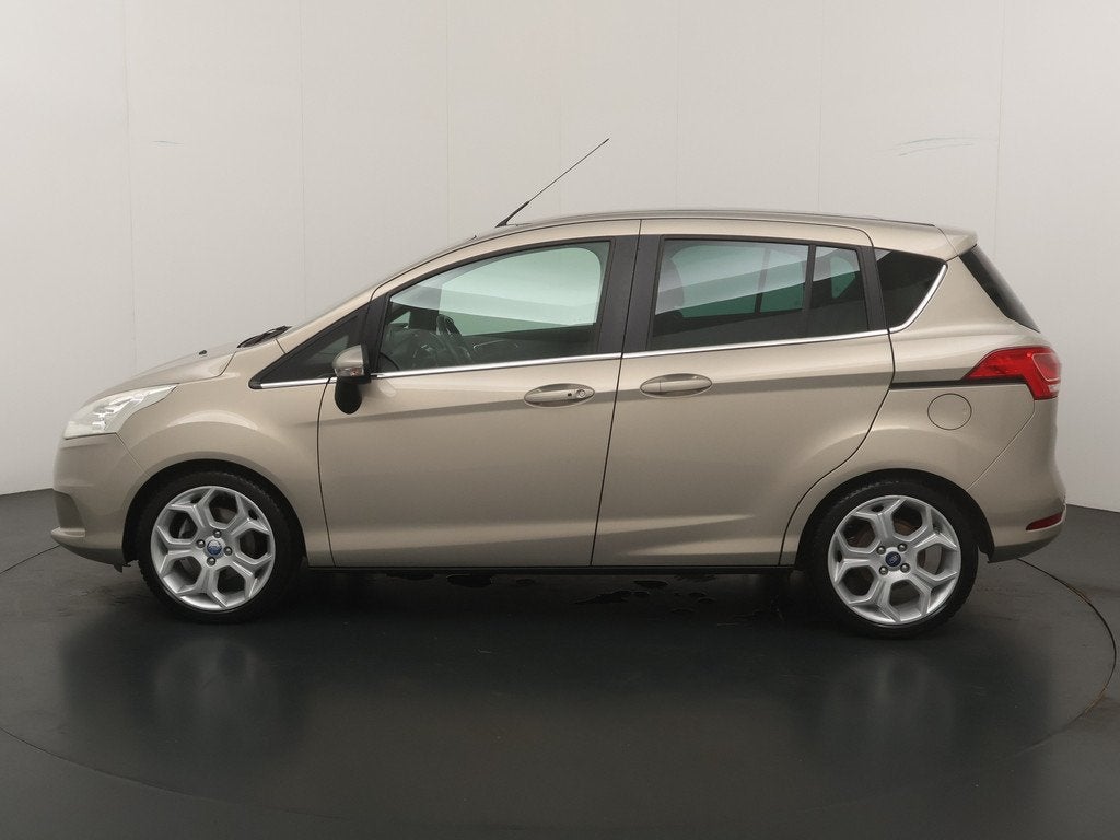 Ford B-MAX 100PK EcoBoost Titanium Pano | Trekhaak | Clima |, Auto's, Ford, 101 pk, Gebruikt, Leder en Stof, Origineel Nederlands