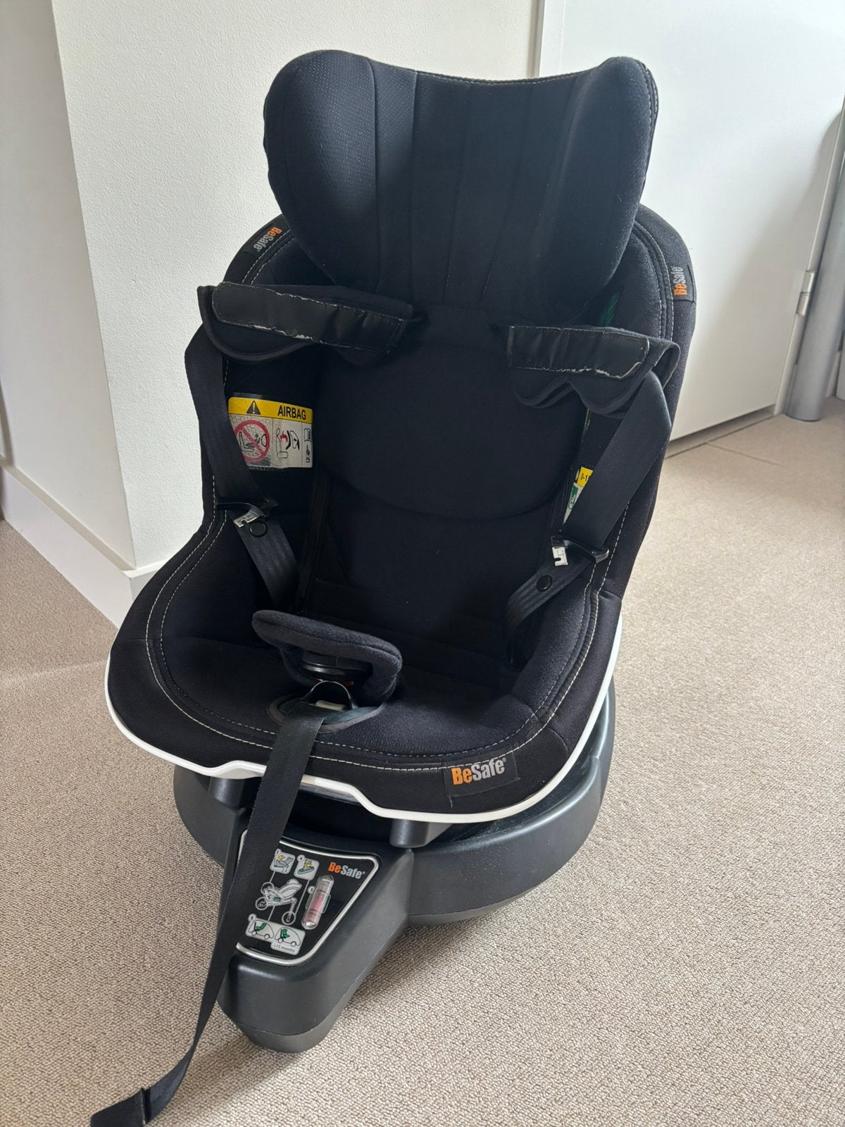 BeSafe iZi Turn i-size autostoel, Kinderen en Baby's, Autostoeltjes, Autogordel, 9 t/m 18 kg, Zo goed als nieuw, Ophalen