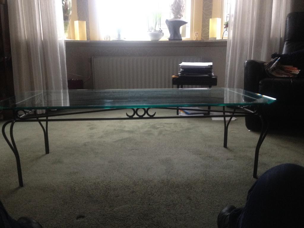 Salontafel met bijzettafel, Huis en Inrichting, Tafels | Salontafels, Ophalen, Rond, 50 tot 100 cm, Minder dan 50 cm