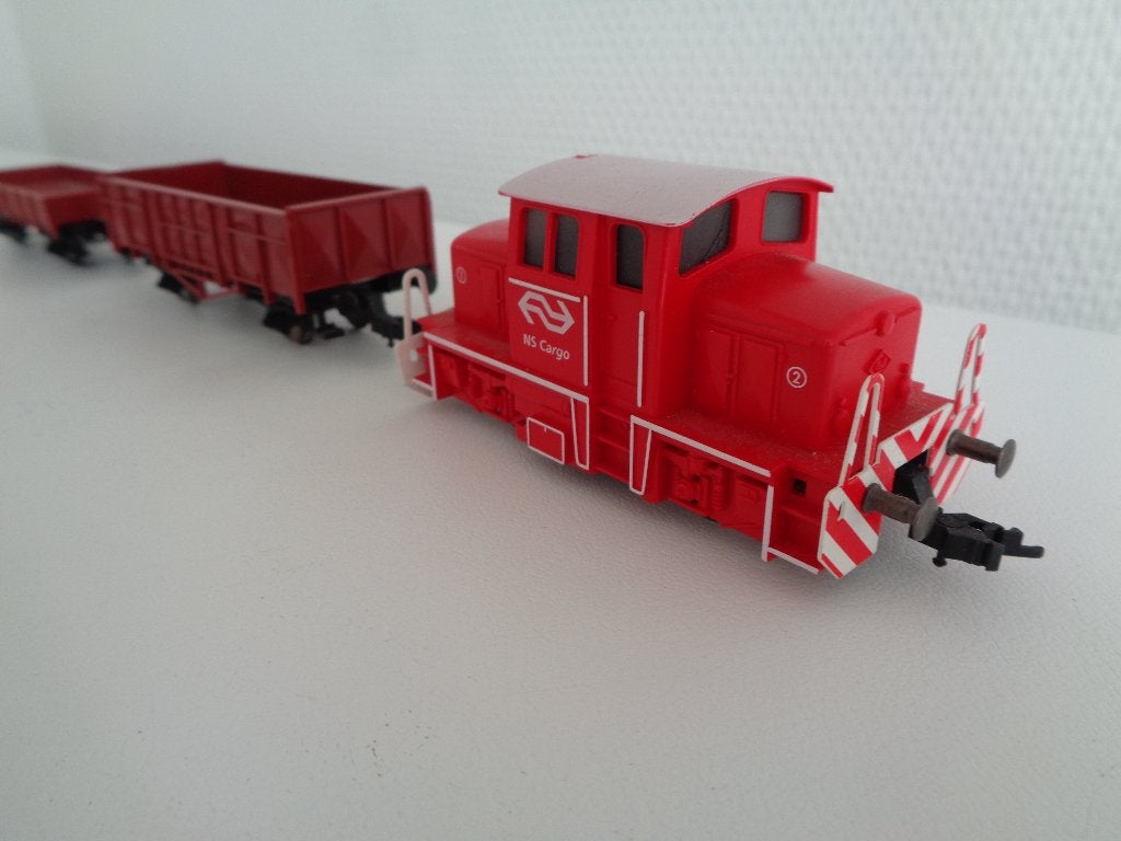 Fleischmann Treinset met Locomotief en Wagons.NS, Gelijkstroom, Fleischmann, Ophalen of Verzenden, NS