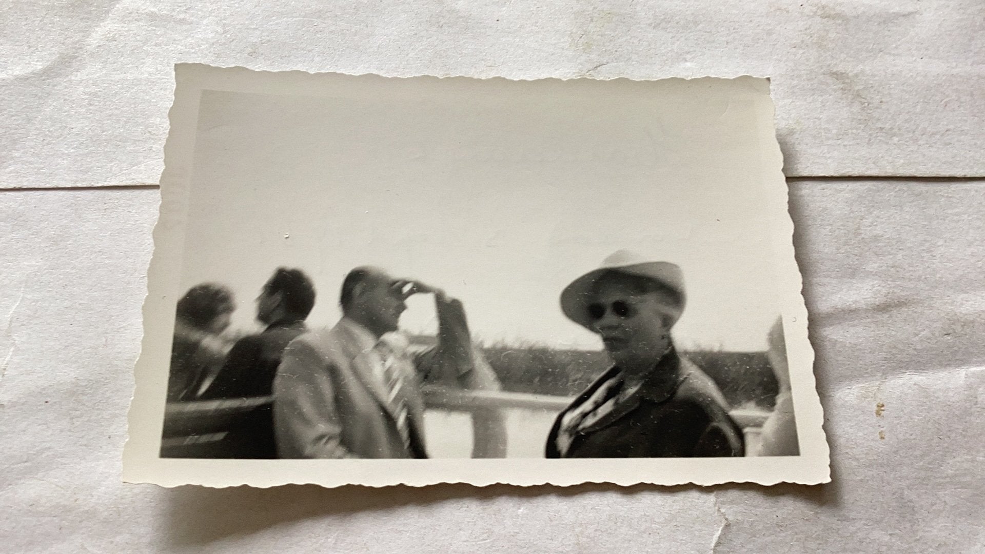 Harderwijk op de boot echte foto 6x9 cm, Ophalen of Verzenden, 1960 tot 1980, Zo goed als nieuw