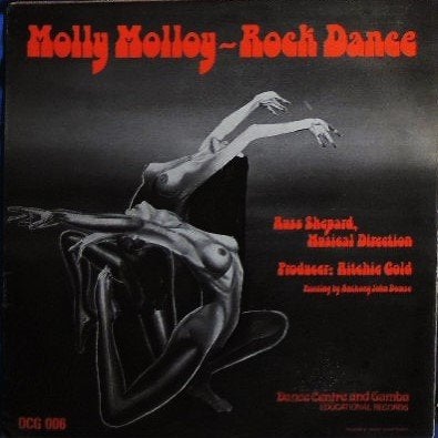 Russ Shepard &  Molly Molloy instrumental LP "Rock Dance", Cd's en Dvd's, Vinyl | Rock, Ophalen, Gebruikt, Inclusief boekje, Psychedelic Rock