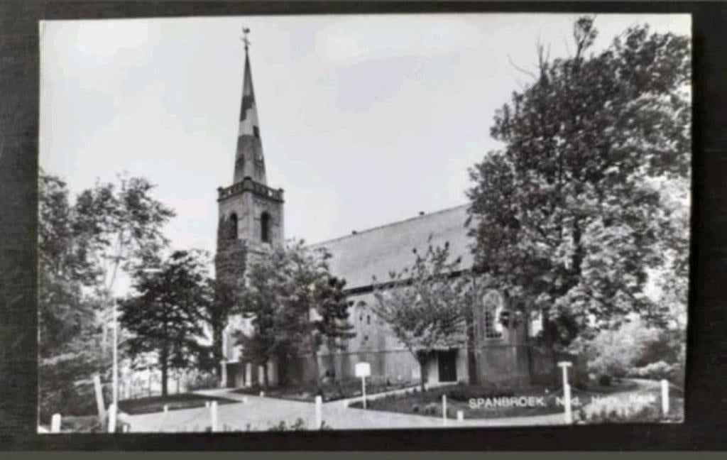 Spanbroek - Nederlands Hervormde Kerk ('t Kerkhuys), Verzamelen, Ophalen of Verzenden, 1960 tot 1980, Ongelopen, Noord-Holland