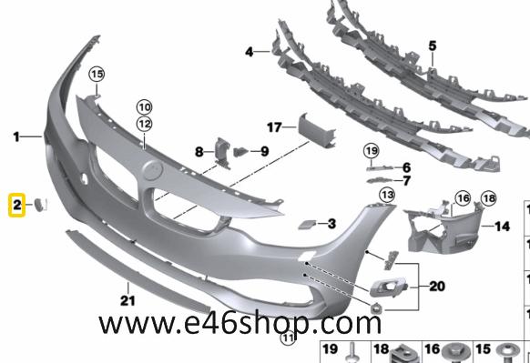 AFDEKKAP SLEEPOOG BMW 4" F32 F33 F36 OE 51117363392, -, -, Nieuw, Ophalen of Verzenden