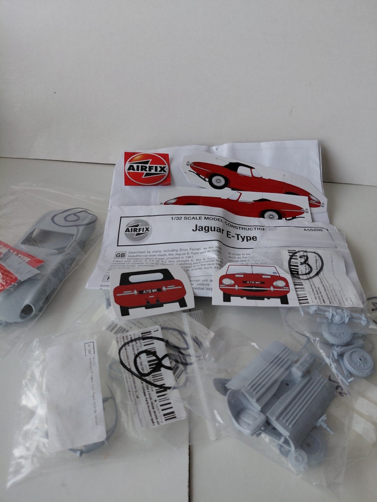 airfix Jaguar E type 1;32, Ophalen of Verzenden, Nieuw, Overige schalen