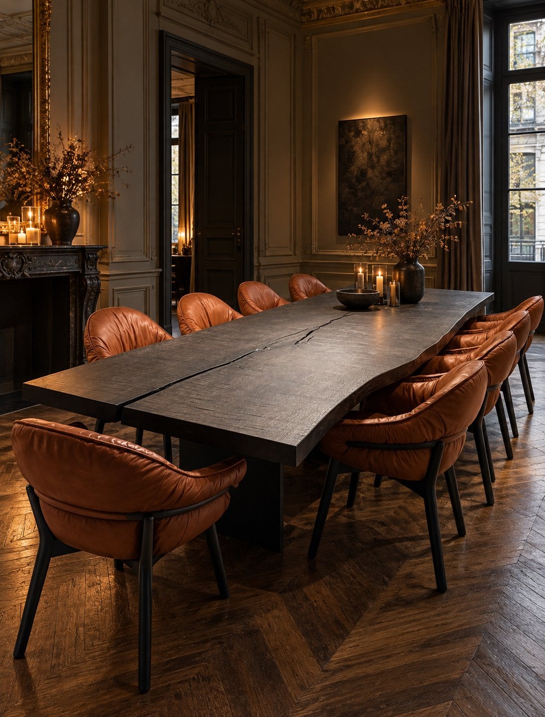 8 x Freifrau Marie armchair in Adorra cognac leder € 16.000,, Info@freifrau.nl, Bruin, Nieuw, Ophalen of Verzenden