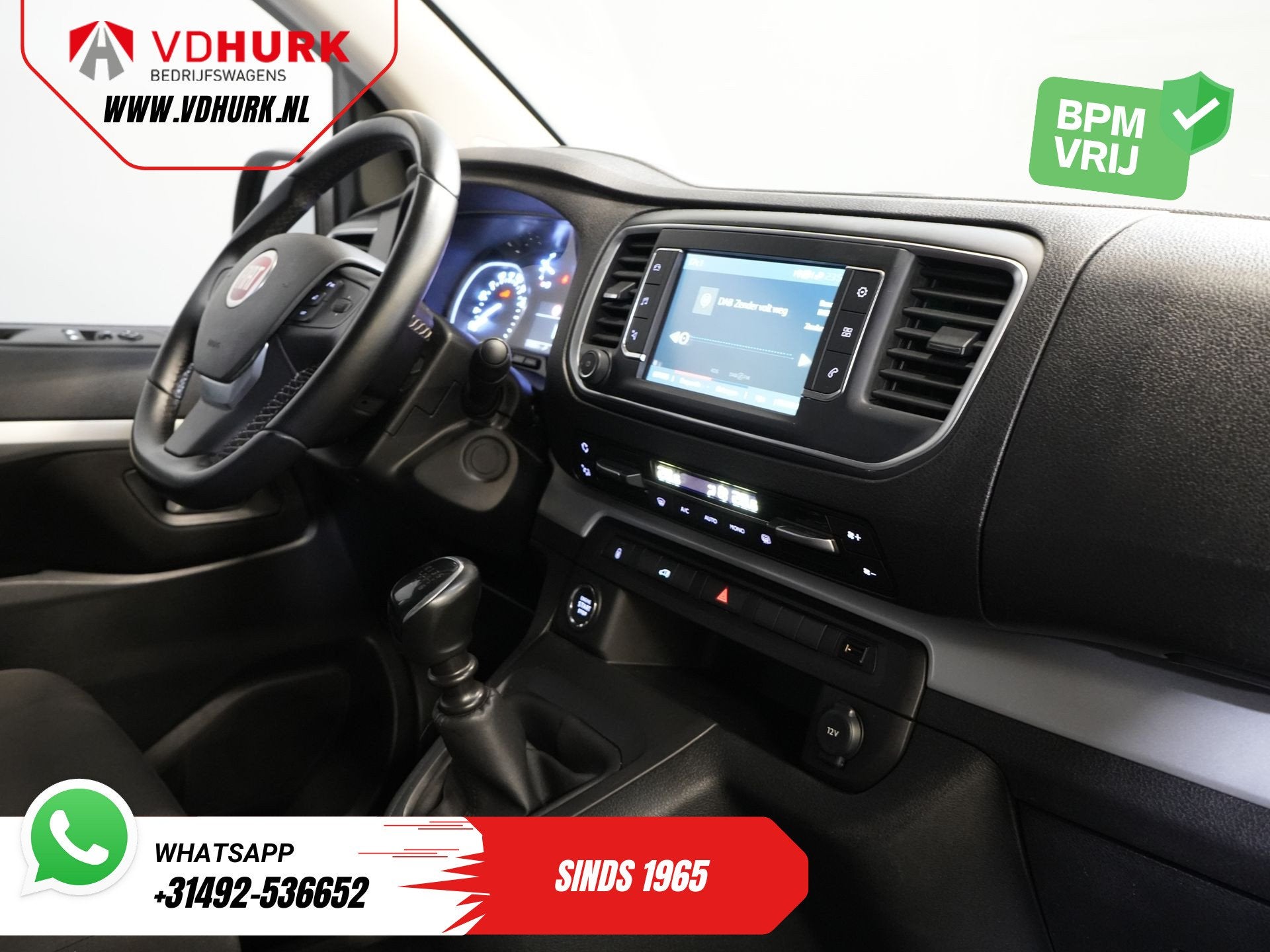 Fiat Scudo 2.0 MJ 145 pk L3 BPM VRIJ! (DEMO) Trekhaak/ Adapt, Auto's, Bestelauto's, Voorwielaandrijving, 145 pk, Stof, 4 cilinders