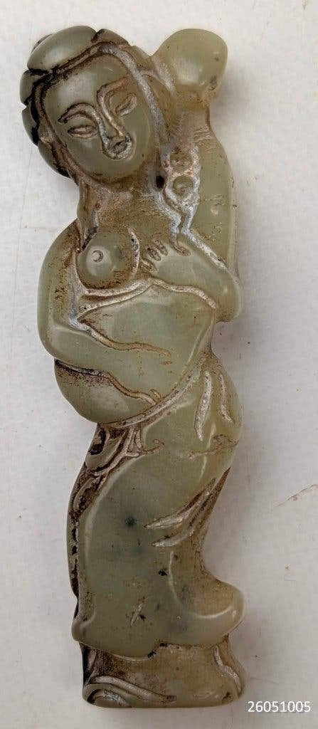 jade beeldje hofdame, Ophalen