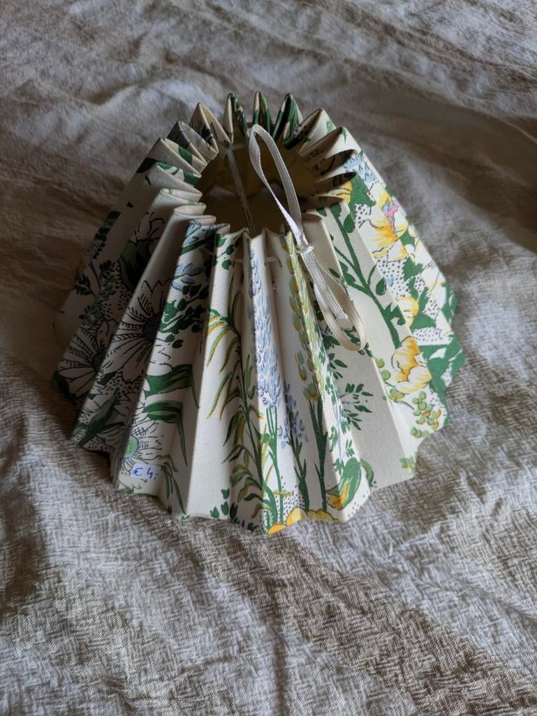 Vintage plisse lampenkap, Ophalen of Verzenden