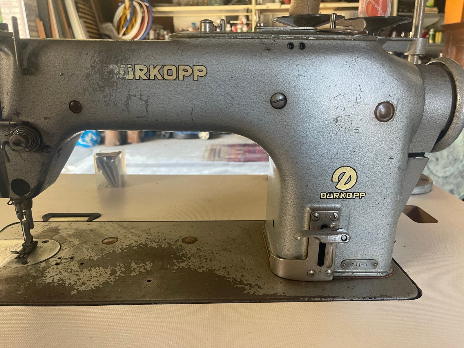 Dürkopp Industriële Naaimachine 211-1, Hobby en Vrije tijd, Naaimachines en Toebehoren, Gebruikt, Naaimachine, Industrieel, Ophalen